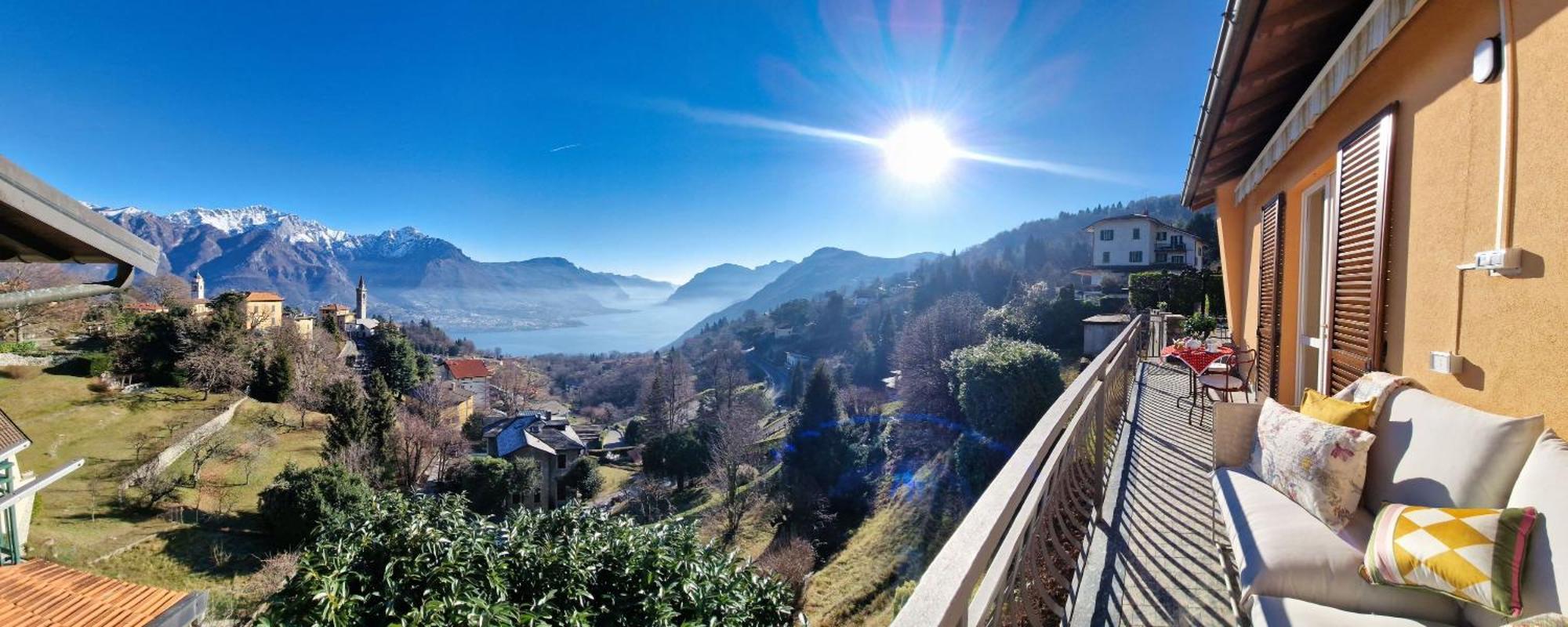 Panoramic Lakeview House Bellagio Civenna エクステリア 写真